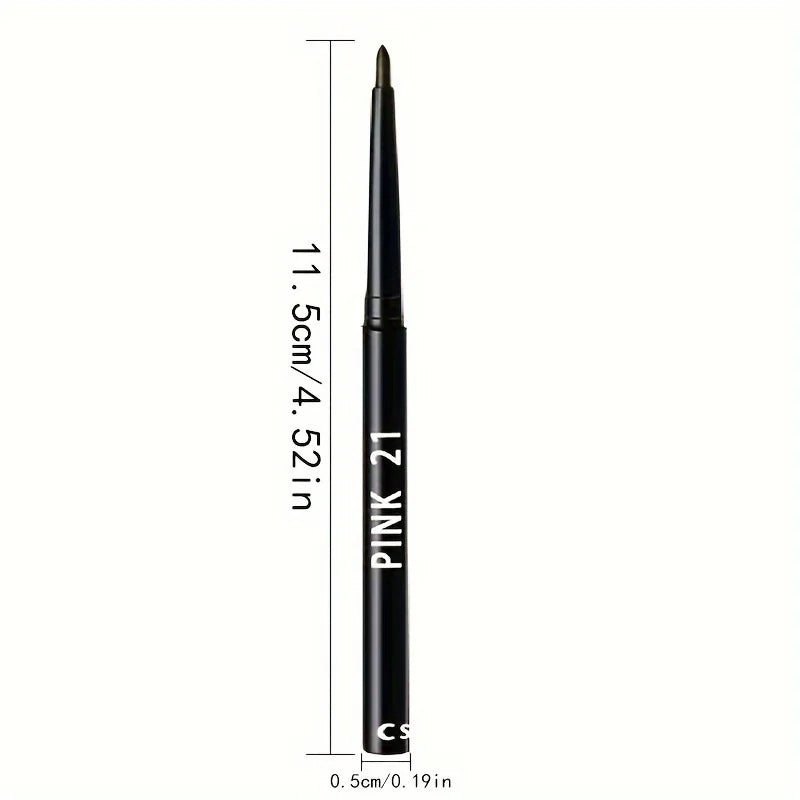 5-Pack Waterproof & Sweat-Proof Black Eyeliner Pencil -Long-Lasting, Smudge-ProofFor Bold Eye Makeup, EasyGlide Formula for Perf