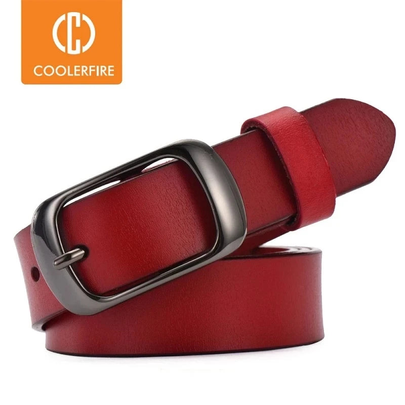 Women’s Genuine Leather Casual Strap Belt – WH001