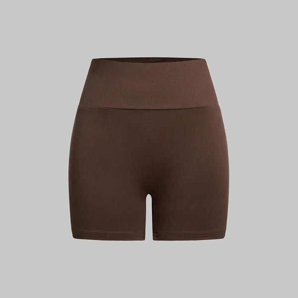 Mia Muse Women's Shorts All Season Casual Basics Solid Color Natural Waist Short Slim Daily Shorts