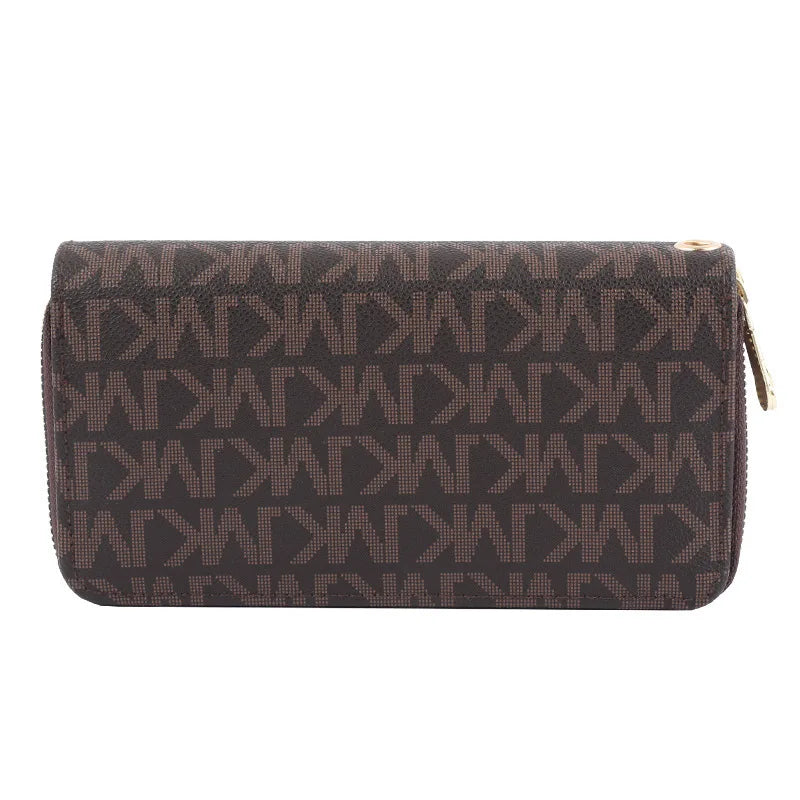 Double Zipper Clutches, Purse with Big Letter