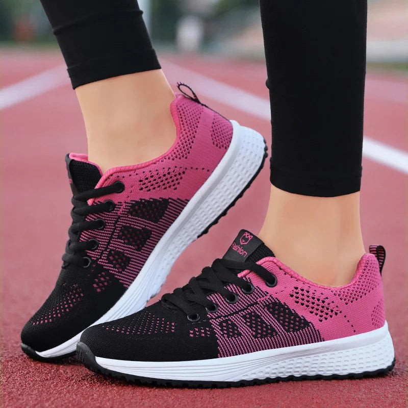 Breathable Walking Mesh Women Casual Shoes