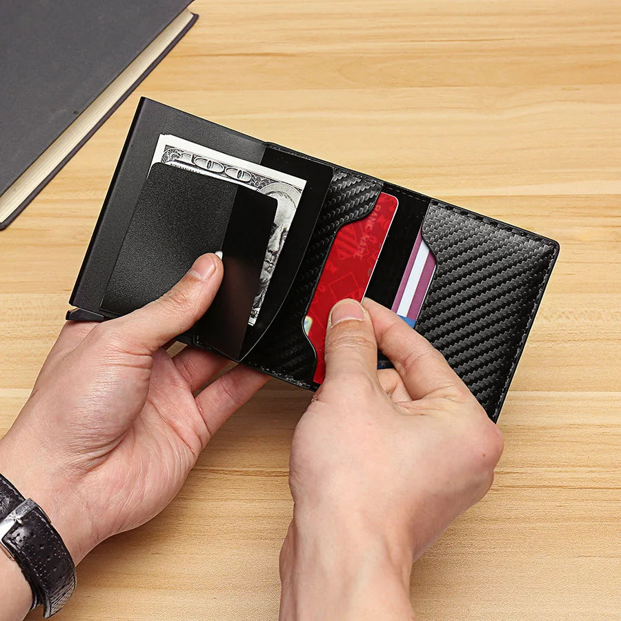 Anti-Theft RFID Credit Card Holder – Smart Minimalist Slim Wallet