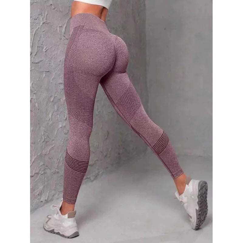 High Waist Slim Fit Shape Your Body Yoga Sports Leggings Stretchy Bike Pants For Women's Activewear