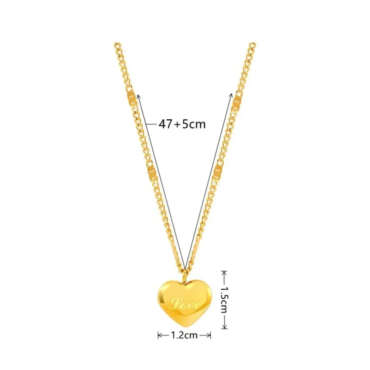 Love Heart Necklaces For Women