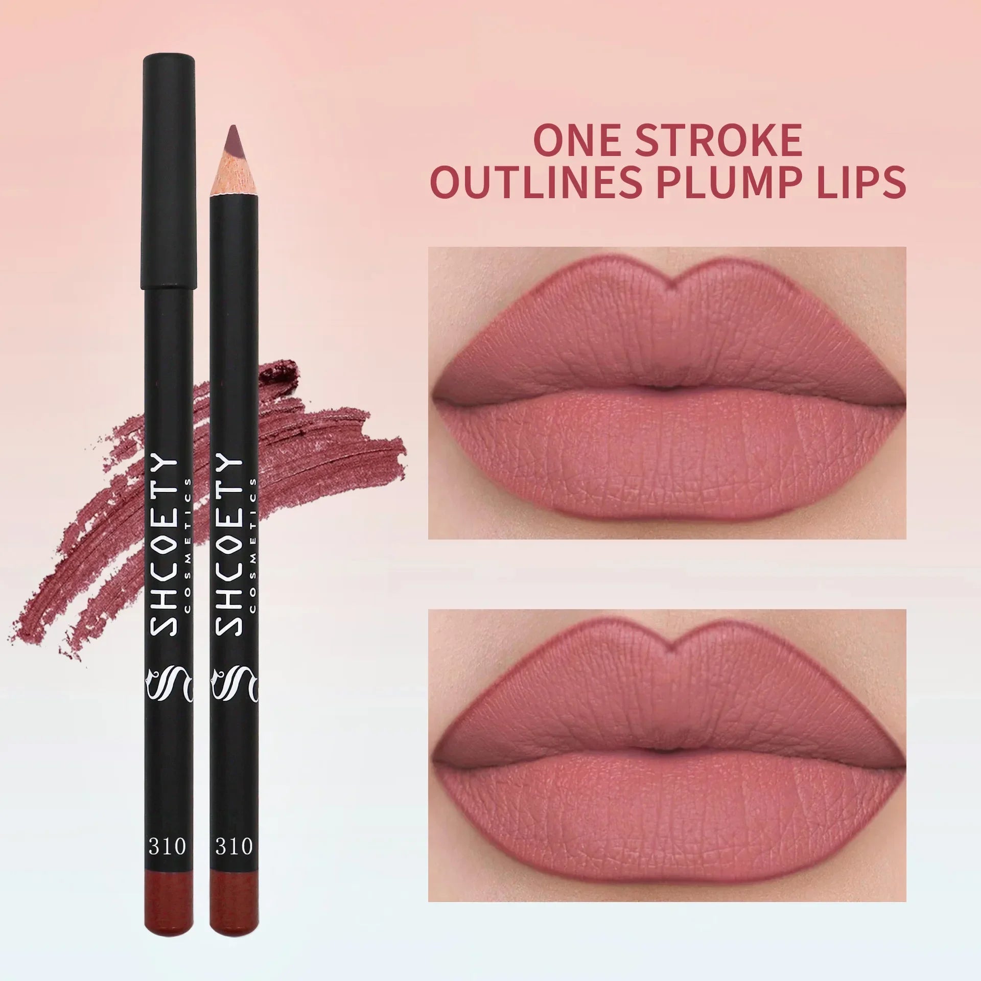 12pcs Matte Lip Liner Set Long-lasting Color Waterproof Lip Liner Sexy Full Lips Lip Retouching Cosmetic Makeup Tools