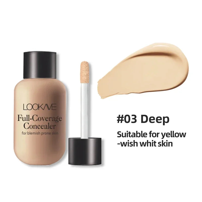 12ml Matte Makeup Foundation Cream For Face Professional Concealing Eye Dark Circle Liquid Long-lasting Corrector Cream Cosmetic