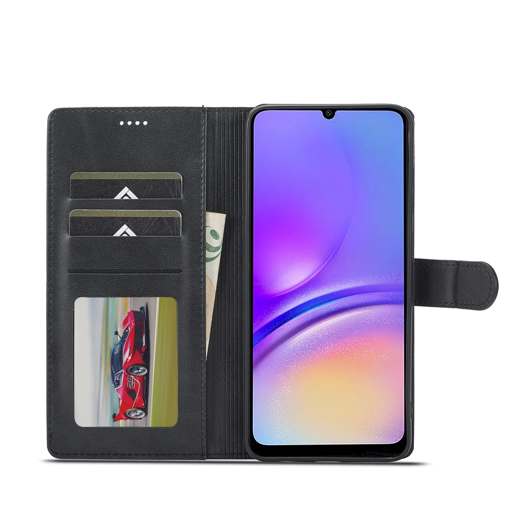 Wallet Card Flip Leather Case For Samsung Galaxy A06