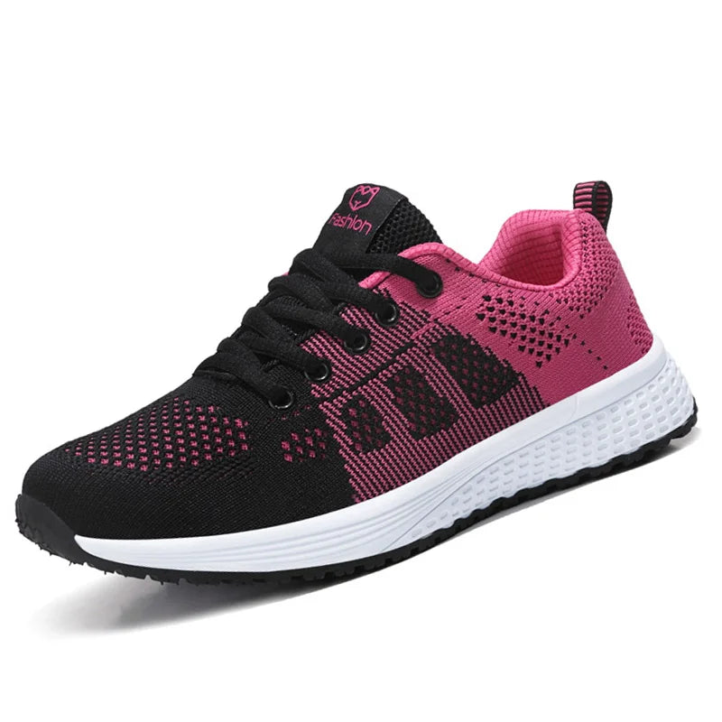 Breathable Walking Mesh Women Casual Shoes