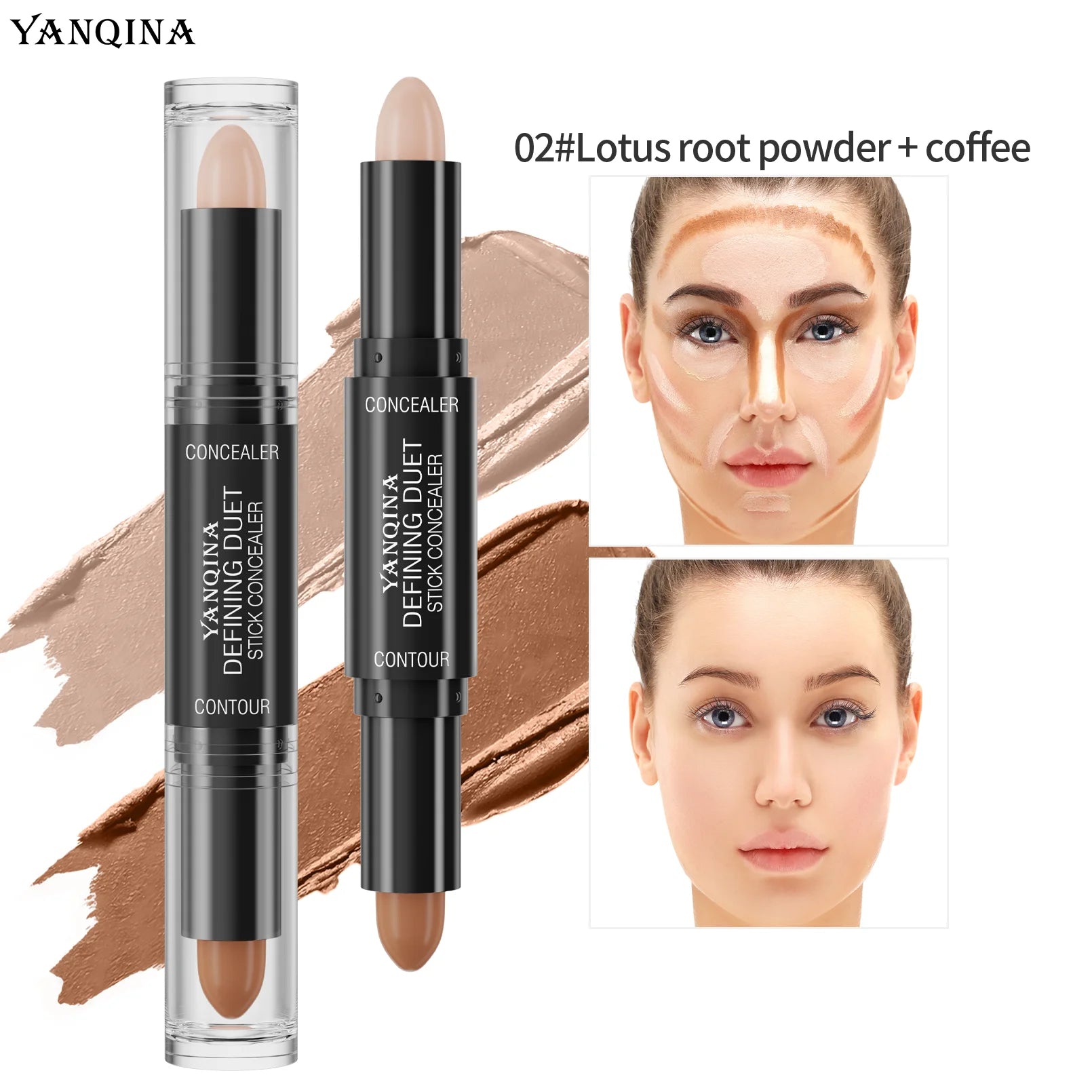 1PC Face Foundation Concealer Pen Long Lasting Dark Circles Corrector Contour Concealers Stick Cosmetic Makeup