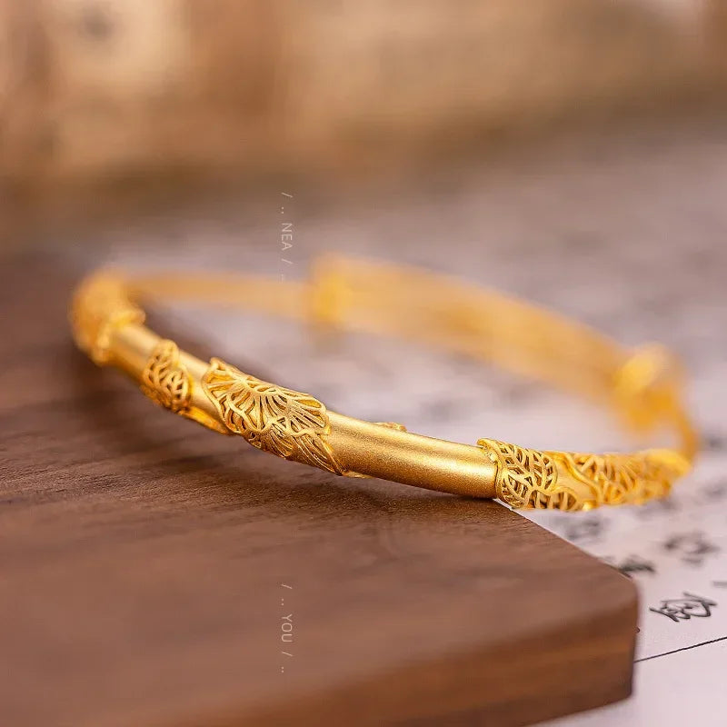 24K yellow gold bracelet