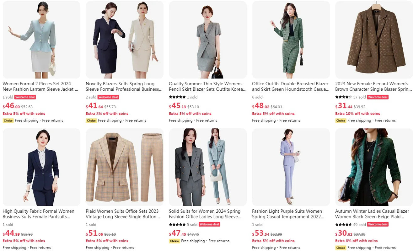 Korean Fashion Skirt Suits for Women Long Sleeve Office Casual Two Piece 2024 New Spring Autumn Button Solid Lapel Pant Suits