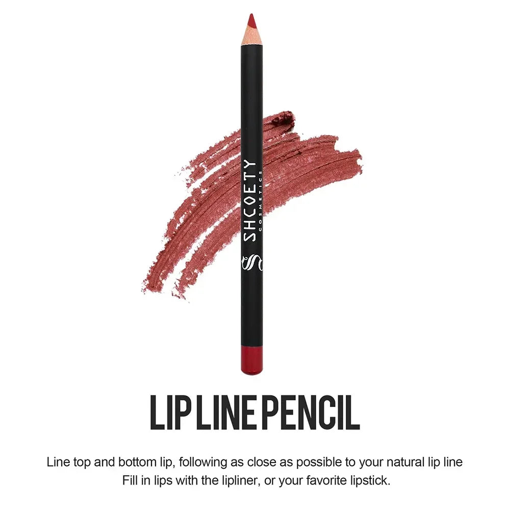 12pcs Matte Lip Liner Set Long-lasting Color Waterproof Lip Liner Sexy Full Lips Lip Retouching Cosmetic Makeup Tools