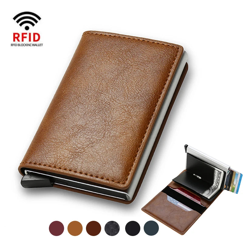 Anti-Theft RFID Credit Card Holder – Smart Minimalist Slim Wallet