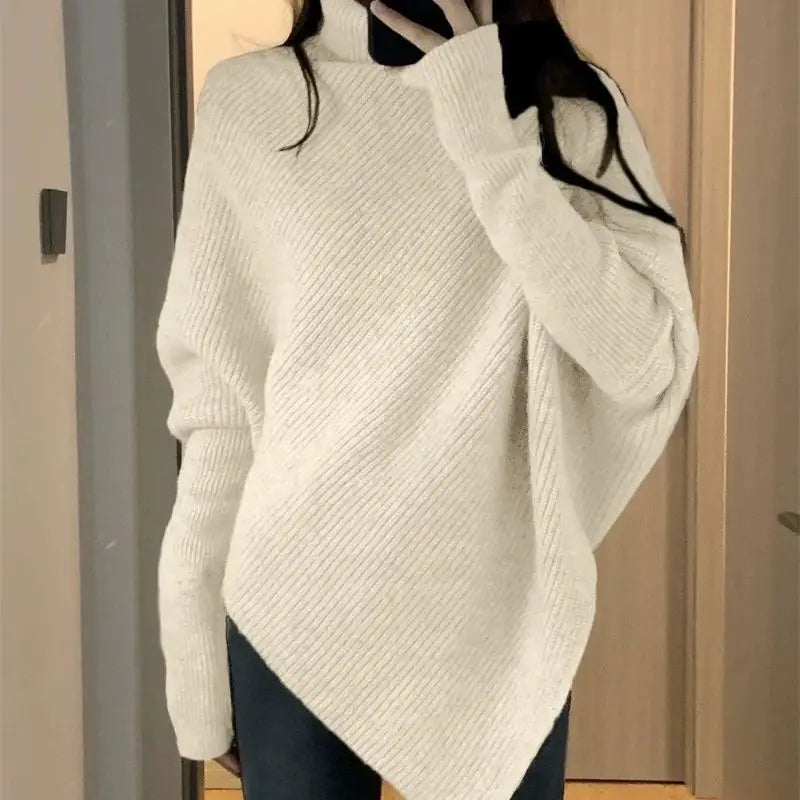 Autumn Winter New Women's Sweater Fashion Chic Casual Turtleneck