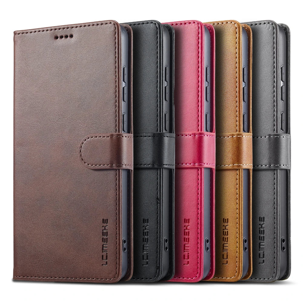 Wallet Card Flip Leather Case For Samsung Galaxy A06