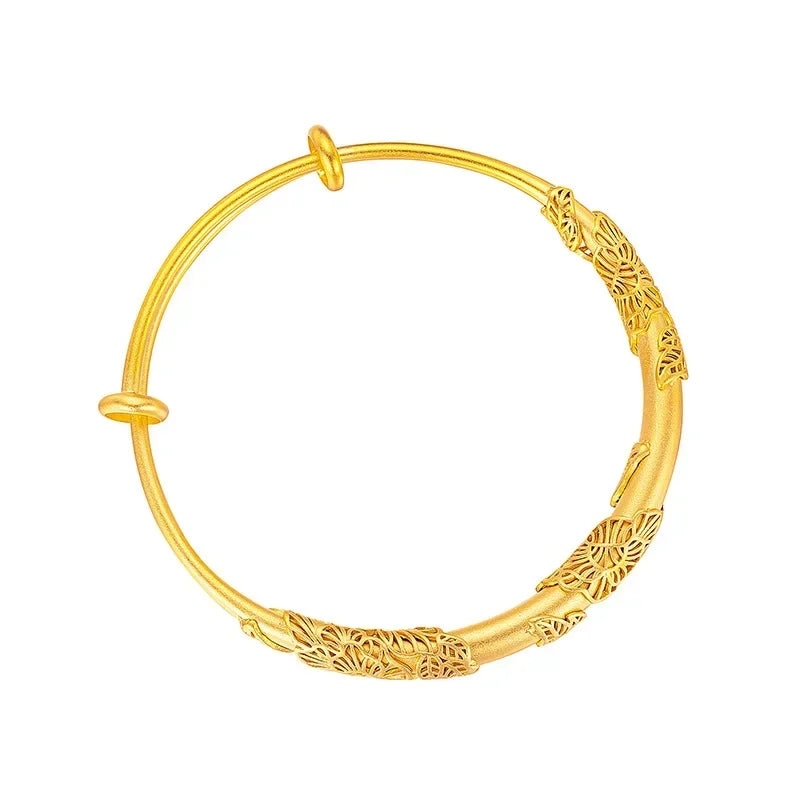 24K yellow gold bracelet