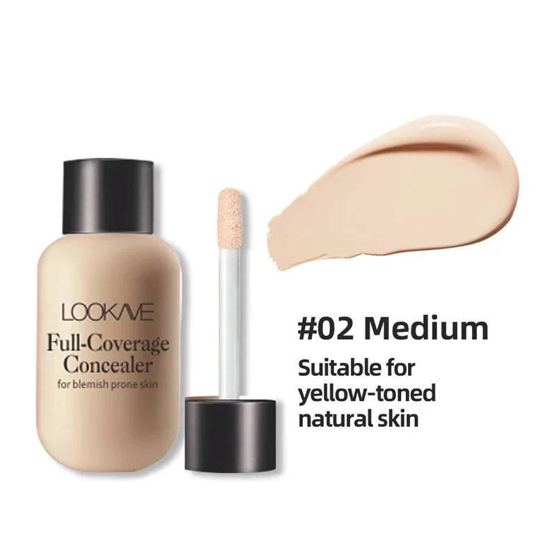 12ml Matte Makeup Foundation Cream For Face Professional Concealing Eye Dark Circle Liquid Long-lasting Corrector Cream Cosmetic