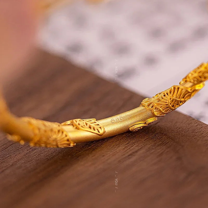 24K yellow gold bracelet