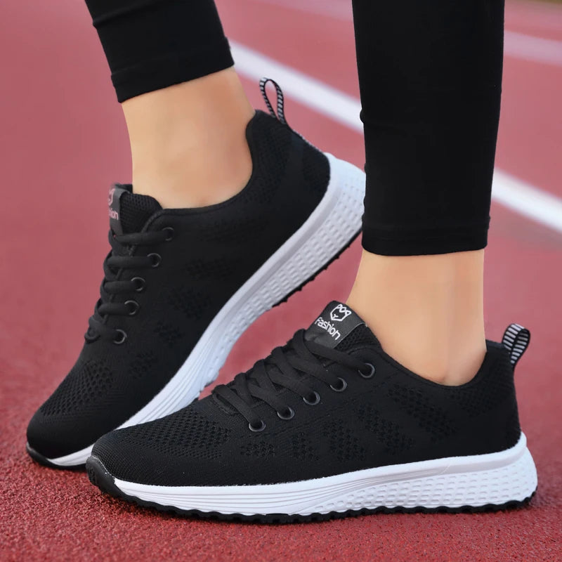 Breathable Walking Mesh Women Casual Shoes