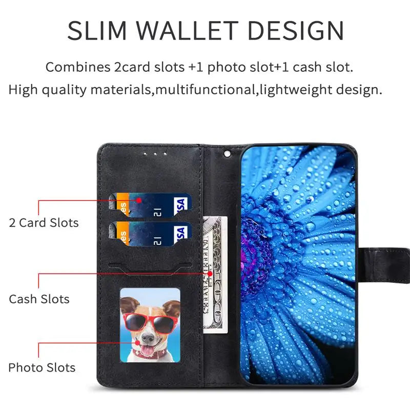 Multifunctional Wallet Case for Samsung M54 5G