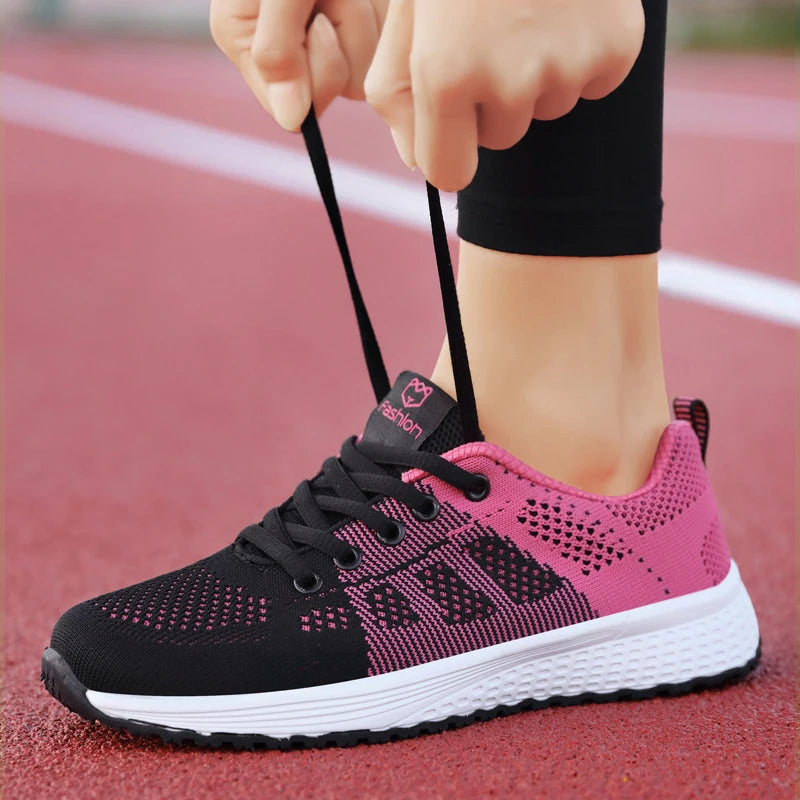 Breathable Walking Mesh Women Casual Shoes