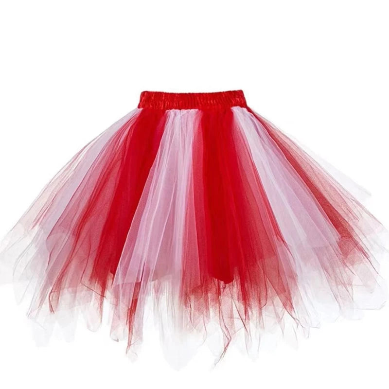 Women Tutu Tulle Skirt Girl Prom Dress Puffy Skirts