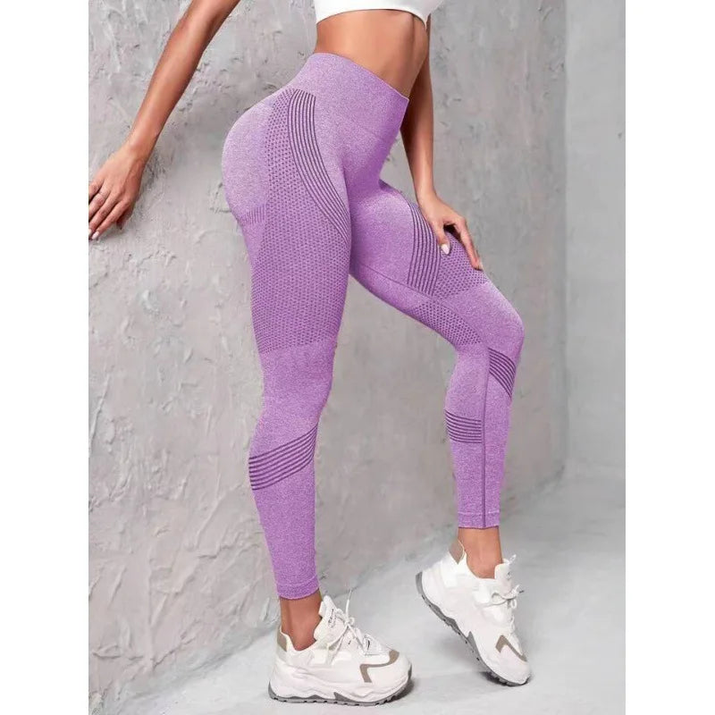 High Waist Slim Fit Shape Your Body Yoga Sports Leggings Stretchy Bike Pants For Women's Activewear