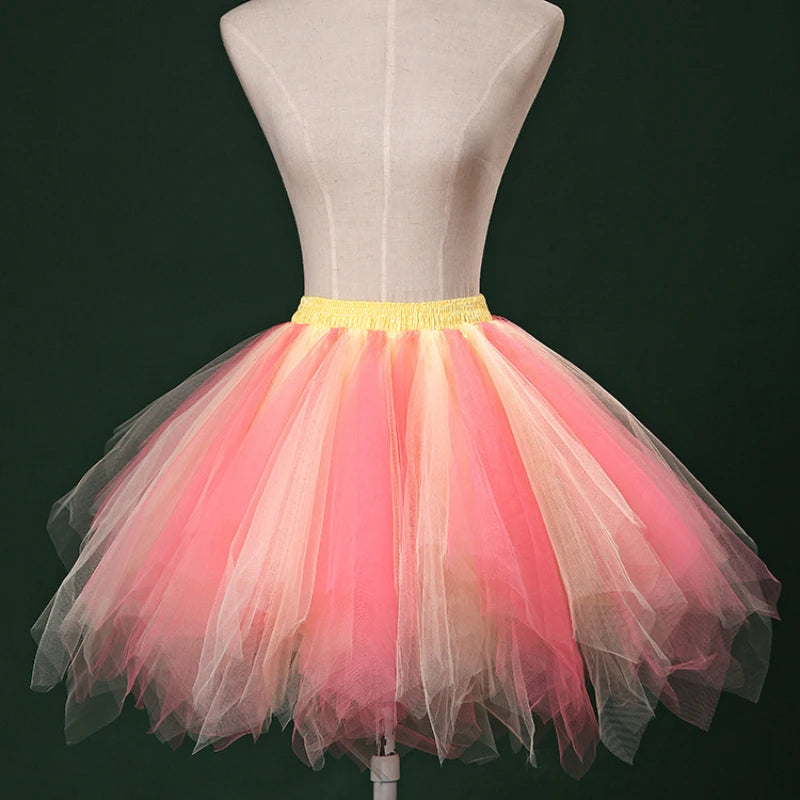 Women Tutu Tulle Skirt Girl Prom Dress Puffy Skirts