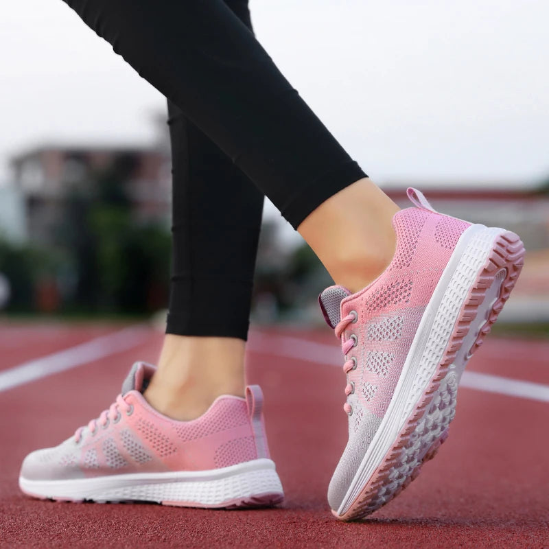 Breathable Walking Mesh Women Casual Shoes