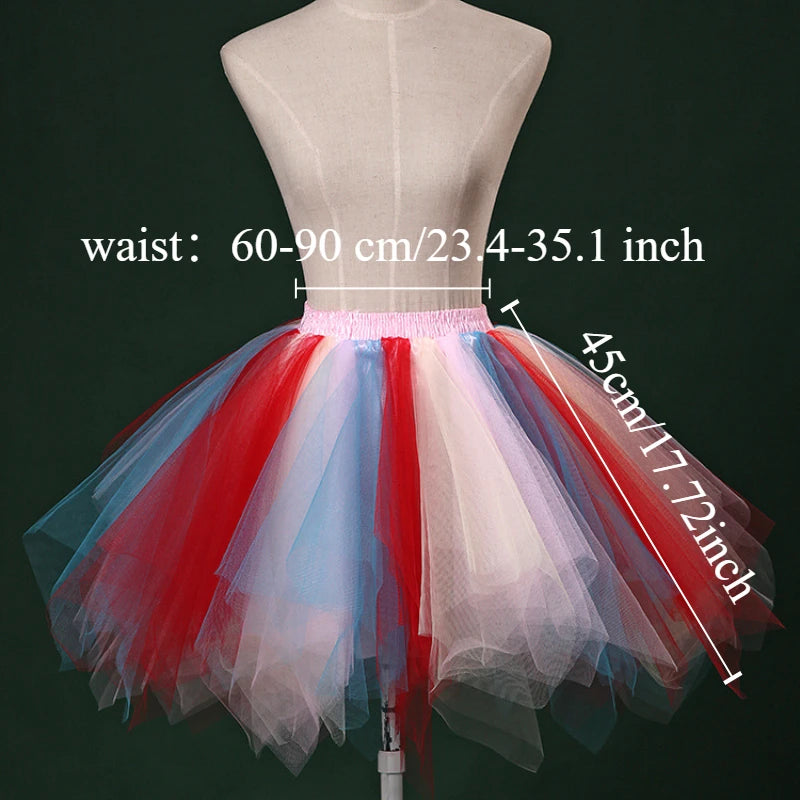 Women Tutu Tulle Skirt Girl Prom Dress Puffy Skirts